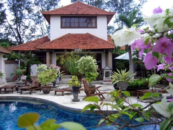 Ombak Putih Bungalows Hotel นูซาดูอา ภายนอก รูปภาพ